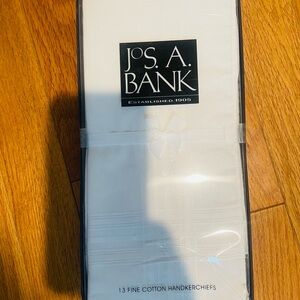 Jos. A. Bank White Cotton Handkerchiefs. Brand New
